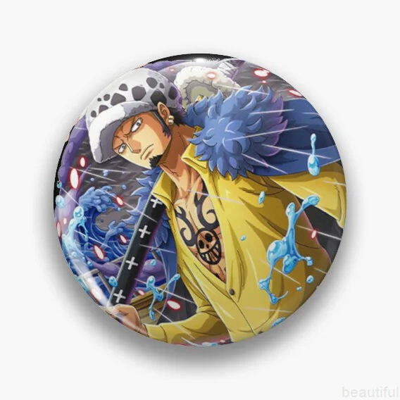 Trafalgar Law Pines  Brooch  pin customized Funny  Clothes  anime Broches  Funny  Clothes  Gifts