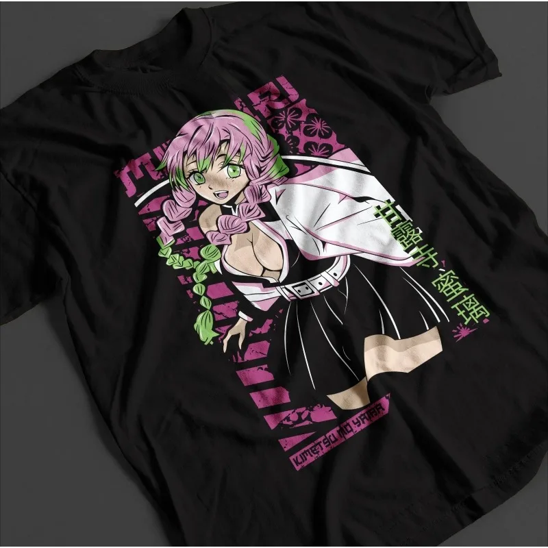 Devil Killer Shirt, Ganlu Temple Mitsuri T-Shirt, Herren-T-Shirt, Sommer-Neuheit, Freizeit-T-Shirt für Herren und Damen
