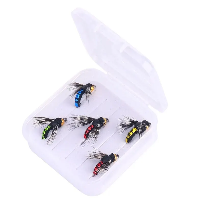 #14 Bead Head Fast Fly Fishing Flies Different Style Scud Fly Bug Insects Salmon Trout Single Dry Fly Fishing Lures Fishing Tack