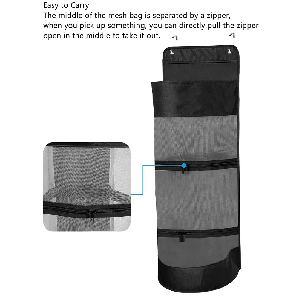 ボール収納袋 バスケットボール収納 調節可能な金属フック 取り付け簡単 長期使用 ハードウェア不要