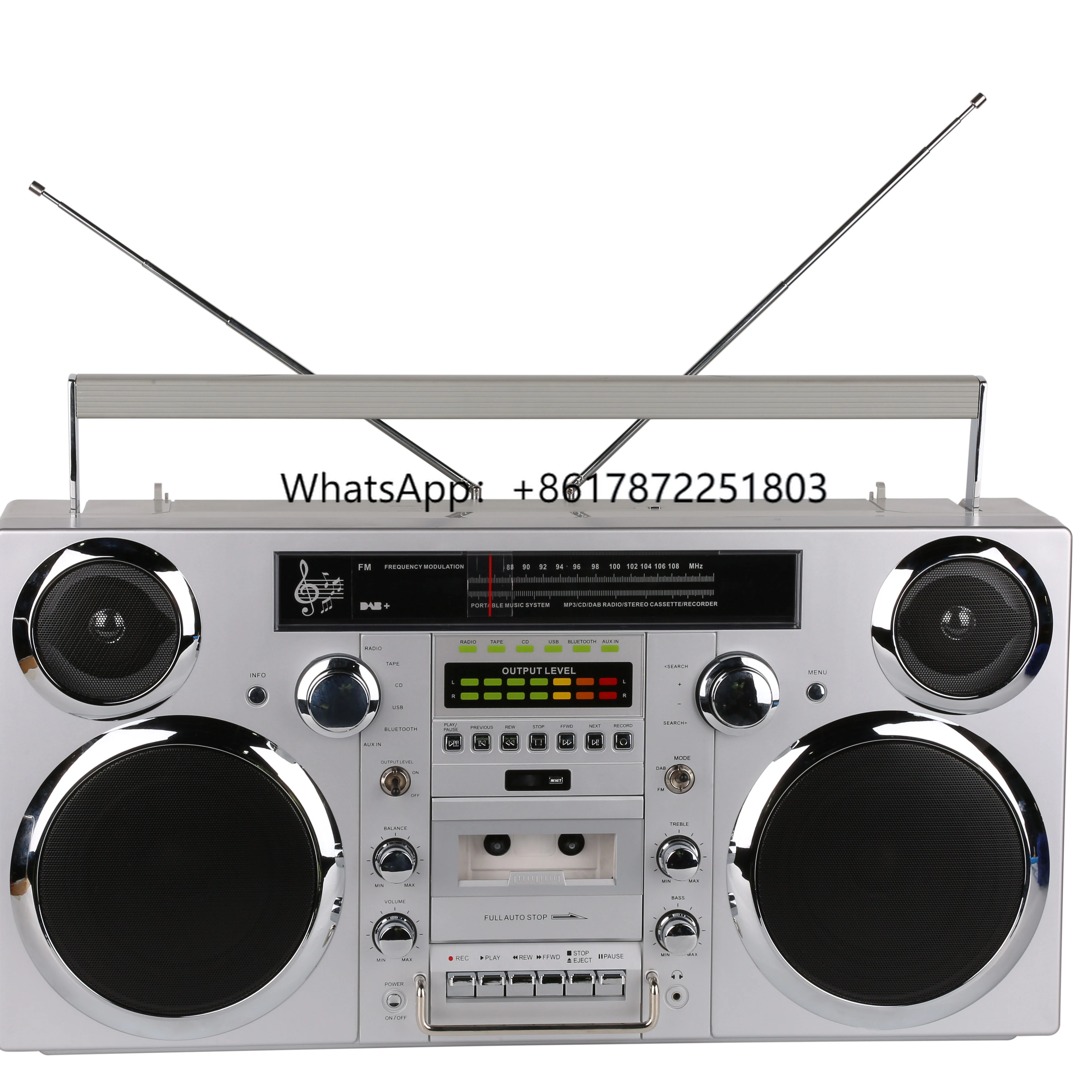 Großhandel mit Multifunktionsbandwiedergabe, externer Eingang, Dual-Frequenz-Eingangsschnittstelle, CD-Radio-Recorder