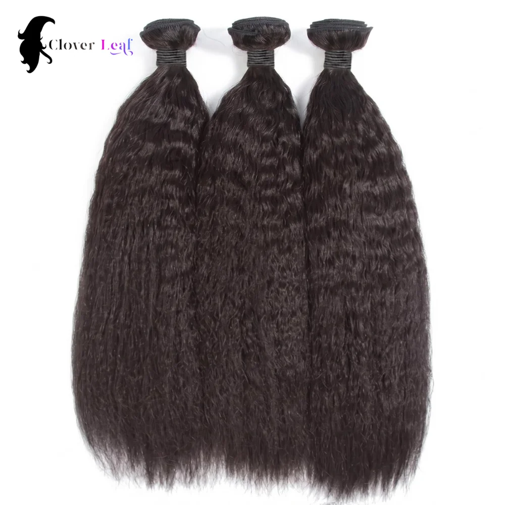 20 22 24 Inch Kinky Straight Bundles Human Hair Yaki Straight Hair Bundles 1/3/4 Pcs 100% Human Hair Bundles And Weaves Brazilian Hair Extensions Raw Hair Bundles Deals For Women Fast Shipping 100% True To Length 12-32 Inch Soft ALIANNA Hair Bundles