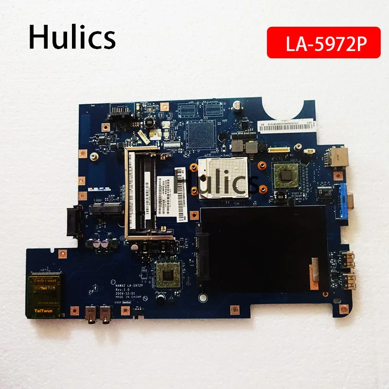 

Hulics Used NAWA2 LA-5972P For Lenovo G555 Notebook Laptop Motherboard Mainboard DDR2 Main Board