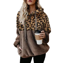 Womens Winter Long Sleeve Solid Fuzzy Fleece  Hooded Jacket Coats Outerwear with Pocket