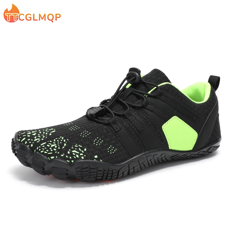 Fashion Unisex Wider Shoes New Flats Soft Zero Drop Sole Wider Toe Sneakes Breathable Mesh Men Barefoot Wide-toed Shoes Big Size