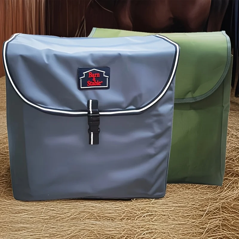

BARN & STABLE 600 Denier Horse Blanket Storage Bag High Waterproof 26"*25"*10" Large Boots Storage Organizer Bag for Horse