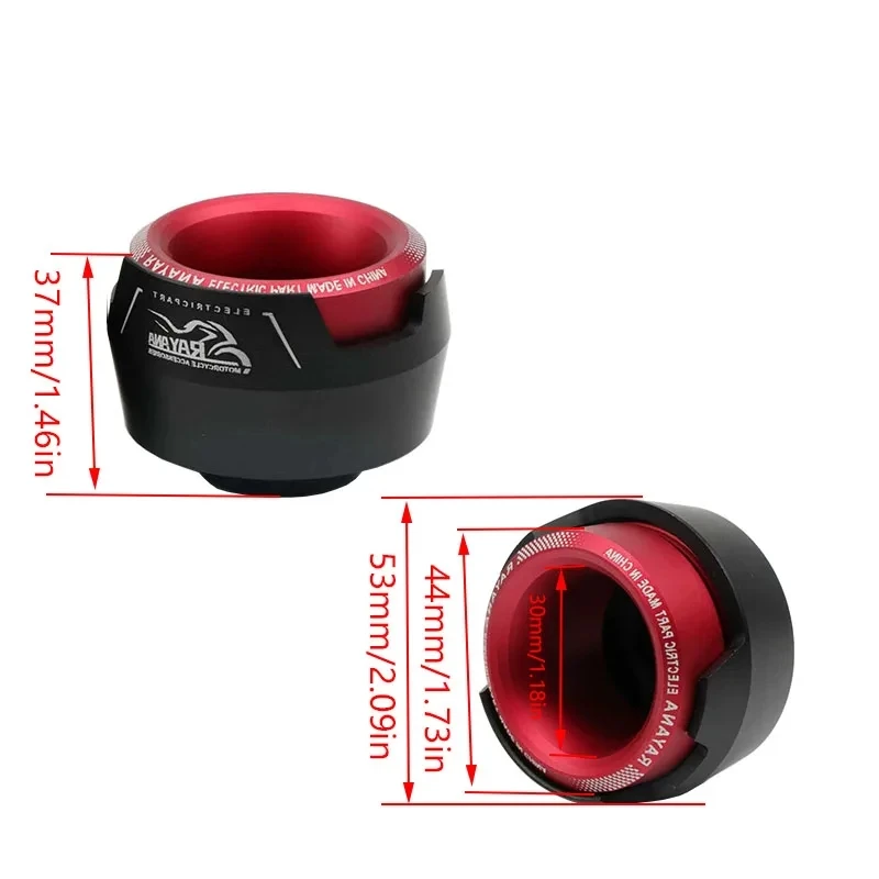 CNC Aluminum Alloy Anti-Fall Wheel Protector Cup Modification Accessories Universal Motorcycle Front Fork Slider Crash Pad