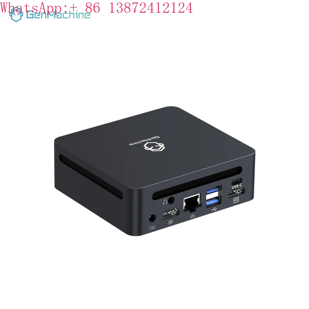 Ryzen7 4700U GenMachine Mini PC OEM/ODM AMD Office Mini PC DDR4 32GB RAM 512GB SSD WIFI 6 BT 5.2 Mini Computer Desktop PC Win 11