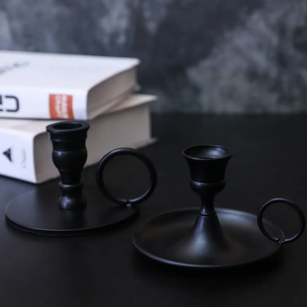 

Vintage Style Iron Stand Sturdy Candleholder for Wedding Decoration and Home Wedding Holder Home Decor