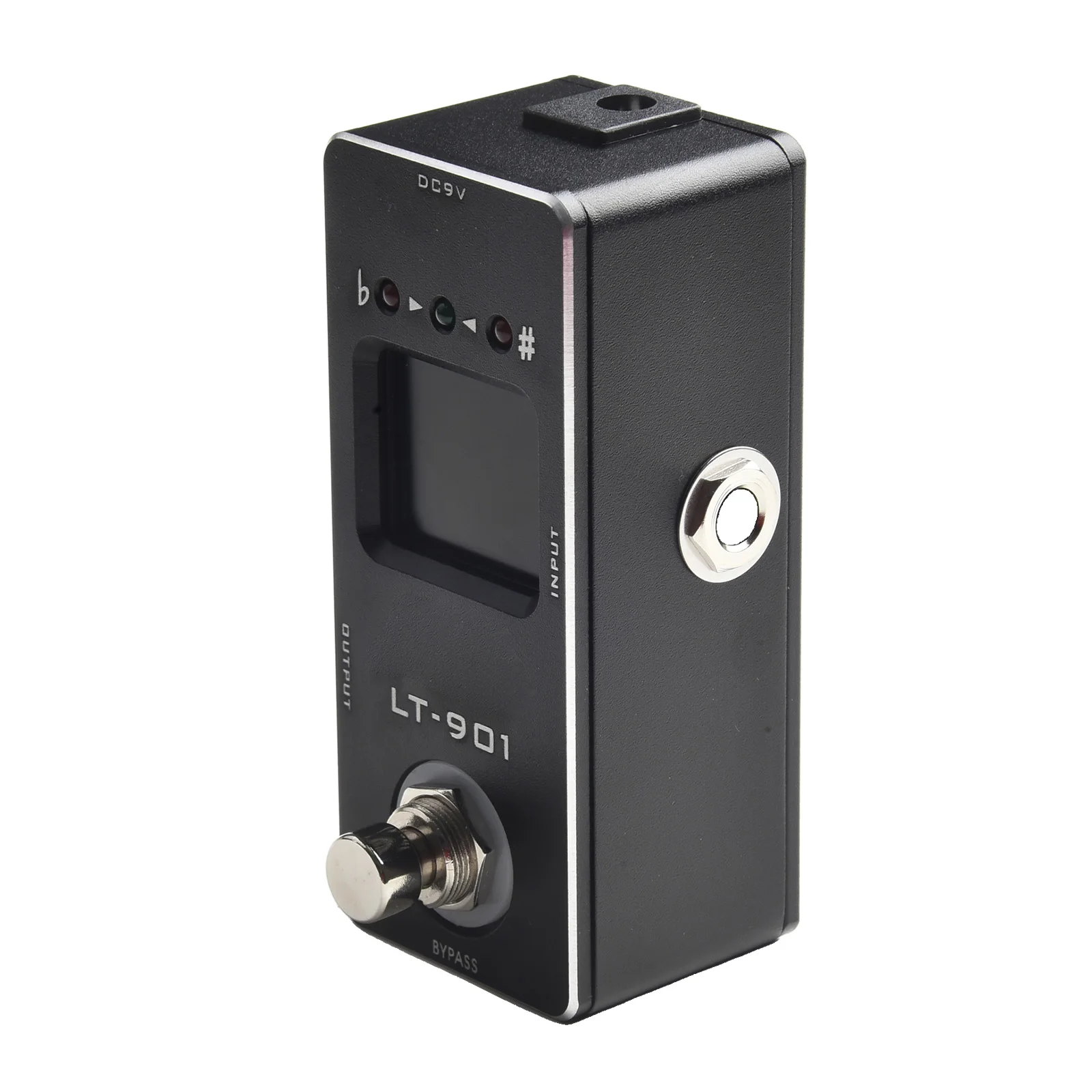 

Compact Tuner Chromatic Tuner For Live Music LCD Display Metal Cover Portable Size Wide Tuning Range For Guitar