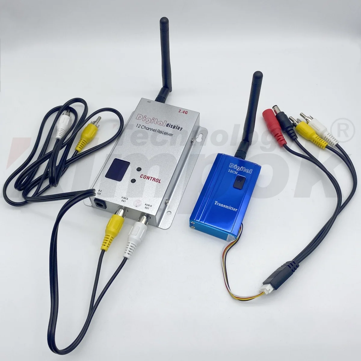 

2.4GHz 1W AV Video Transmitter Receiver CCTV Drone Accessories FPV VTX VRX Wireless Image 5km RushFPV Parts