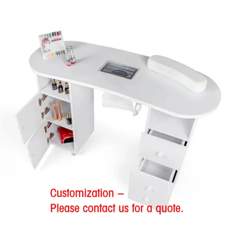 

custom.Multi Functional Nail Salon Table Portable Manicure Table Nail Desk Workstation Table Sale