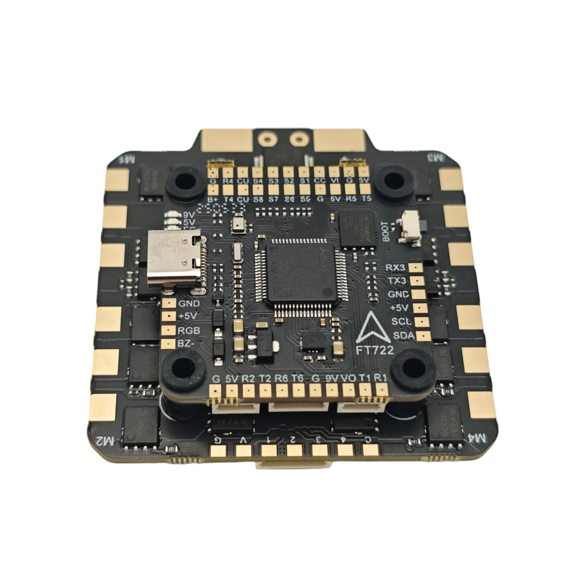 XFlight Hobby F722 비행 컨트롤러 4-in-1 BLHELI_S 100A 3-8S 브러시리스 ESC F7 100A 스택 FPV 드론 쿼드콥터 부품용