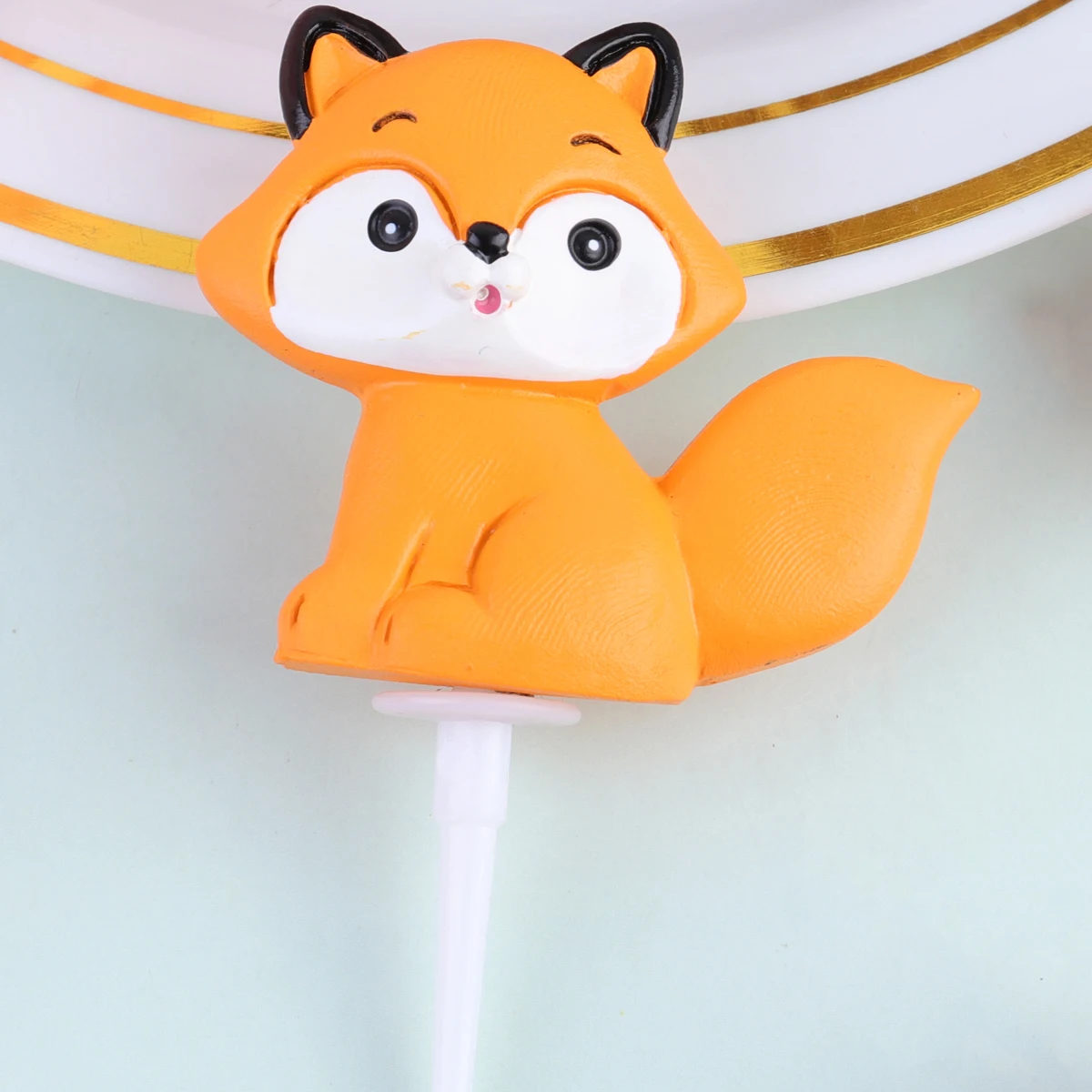 

2pcs Small Animal Decoration Cake Topper Creative Adornment Fashion Dessert Birthday Giraffe Forest Cartoon Party Atmosphere