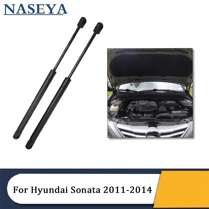 

2Pcs Car Front Bonnet Gas Struts Hood Lift Support For Hyundai Sonata 2011 2012 2013 2014 Auto Accessories 81770-4N000