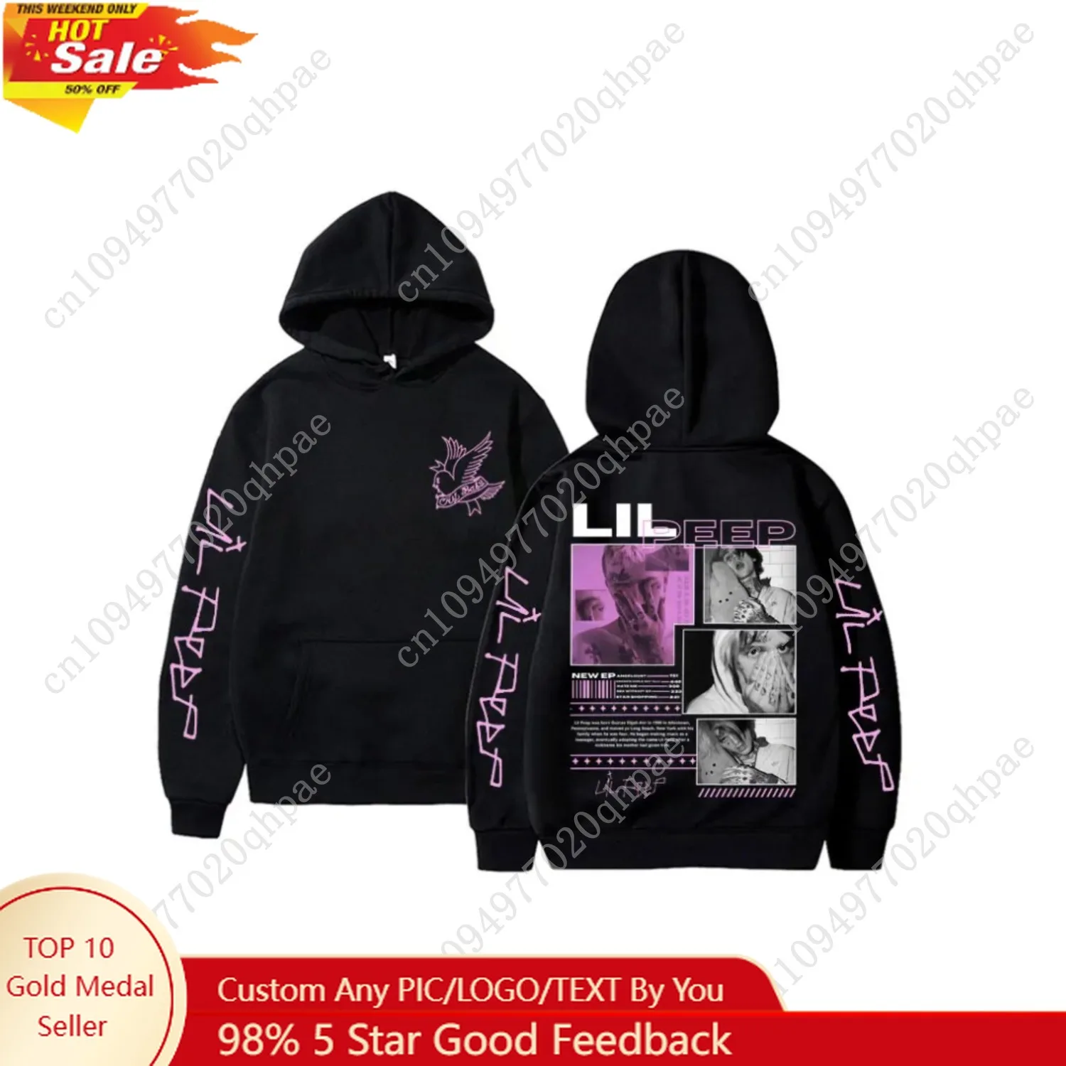 رائجة البيع جديد ليل اللمحة الجحيم الصبي Crybaby الهيب هوب الراب الجرافيك هوديي الرجال النساء Vintage البلوز المتضخم الذكور موضة الشارع الشهير #1