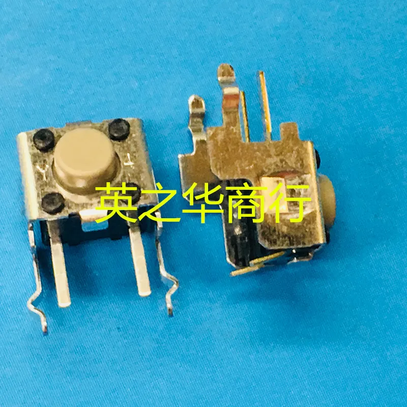 10pcs orginal new B3F-3122 tact switch 6*6*5 with bracket side insert 2-pin button