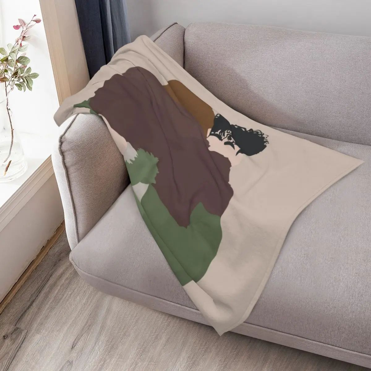 تبدو أن تكون محبوبة جدًا مثل ذلك. هل؟ نعم. رمي بطانيات بطانية للطفل تأثيري أنيمي منقوشة البطانيات الحرارية #3