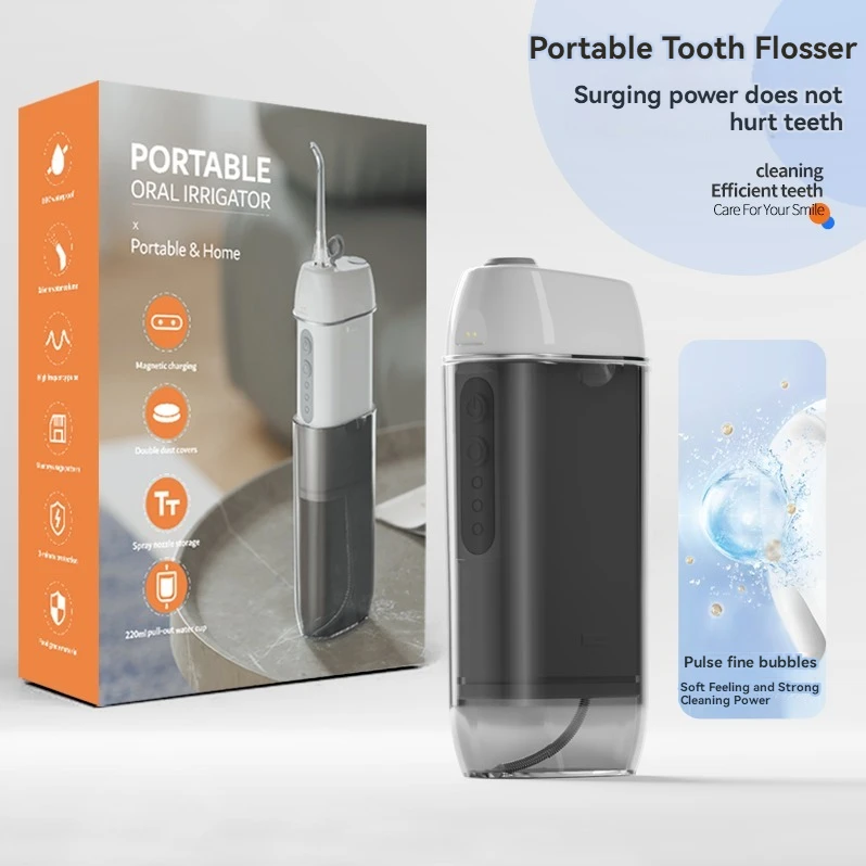 1PC Water Floss Oral Irrigator Rechargeable Portable Dental Water Jet Home Travel Electric Tooth Cleaning Device