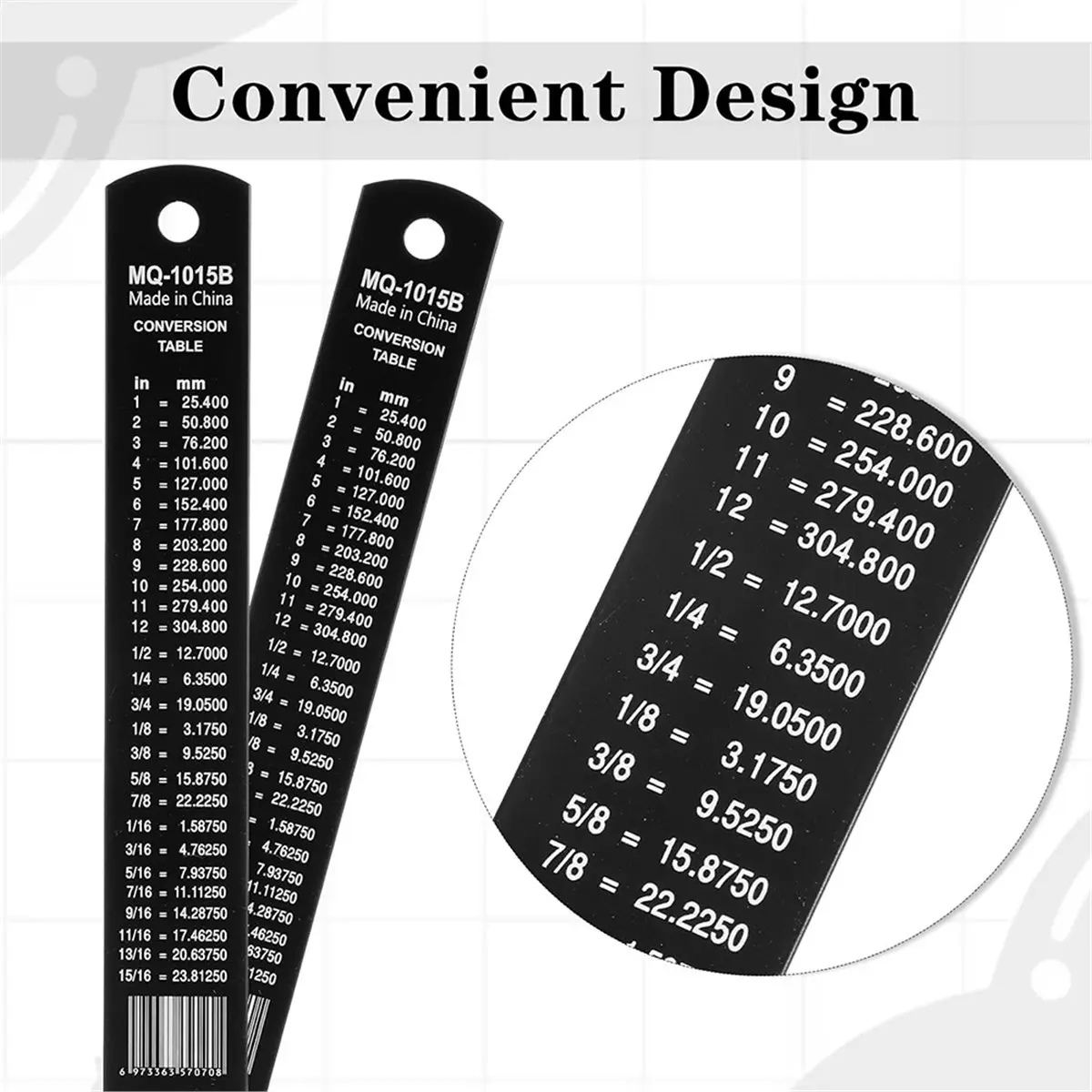 Best of 2026 24-Pack 6 Inch Stainless Steel Ruler with Metric & Imperial Measurements for Precise