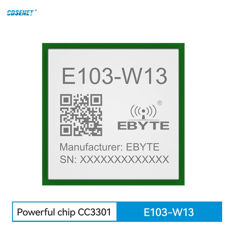 

2.4G CC3301 WIFI 6 Bluetooth SoC Module Ble5.4 CDSENET E103-W13(3301) Low Power 20dbm SPI Industrial Grade