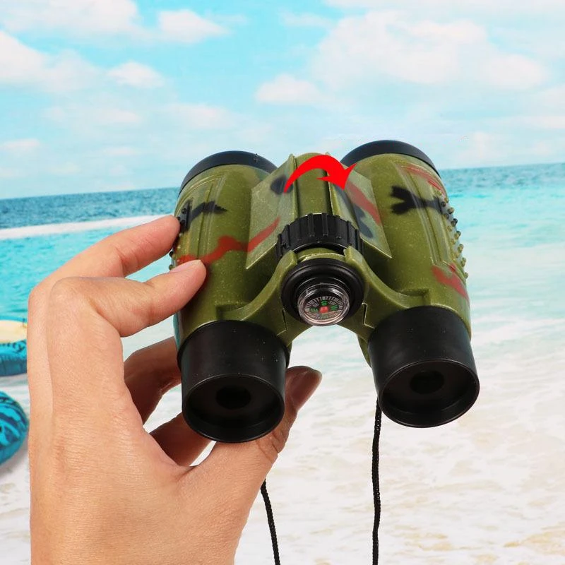 Children's Telescope Toy Binoculars Camouflage  Children Outdoor Science And Education