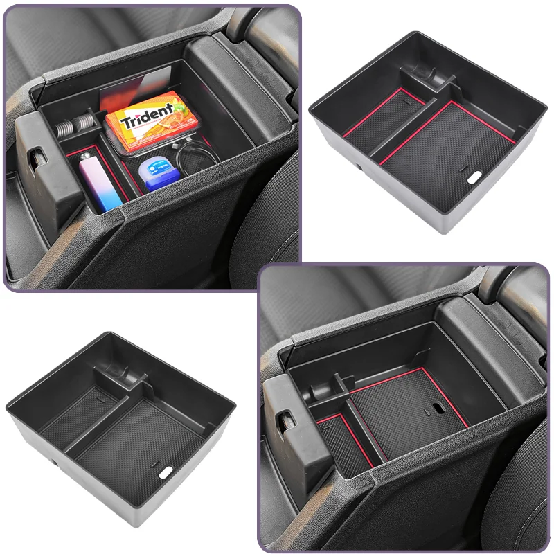 Center Console Organizer Tray For GMC Acadia 2017-2021 2022 2023 Accessories Insert Armrest Glove Box Secondary Storage Divide