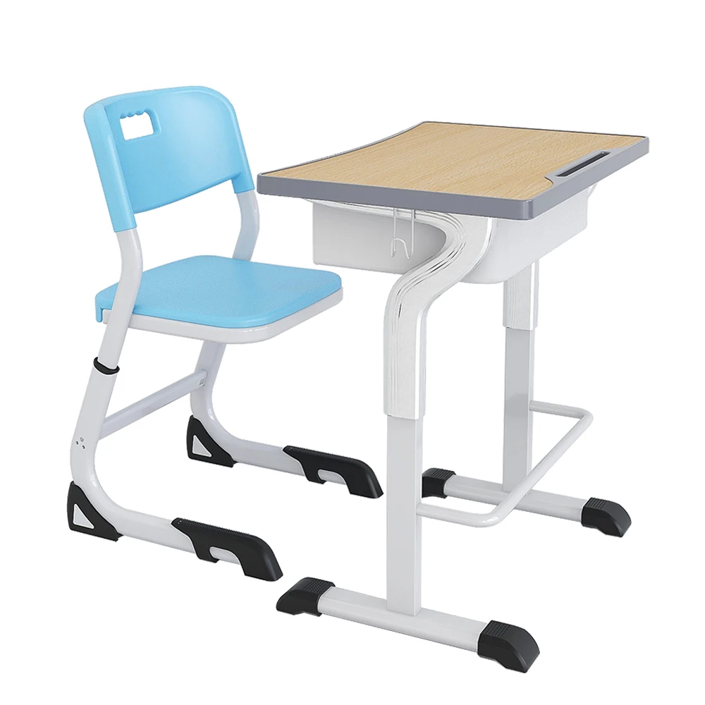 Furniture suits height adjustable High school college classrooms furniture classroom desk and chair