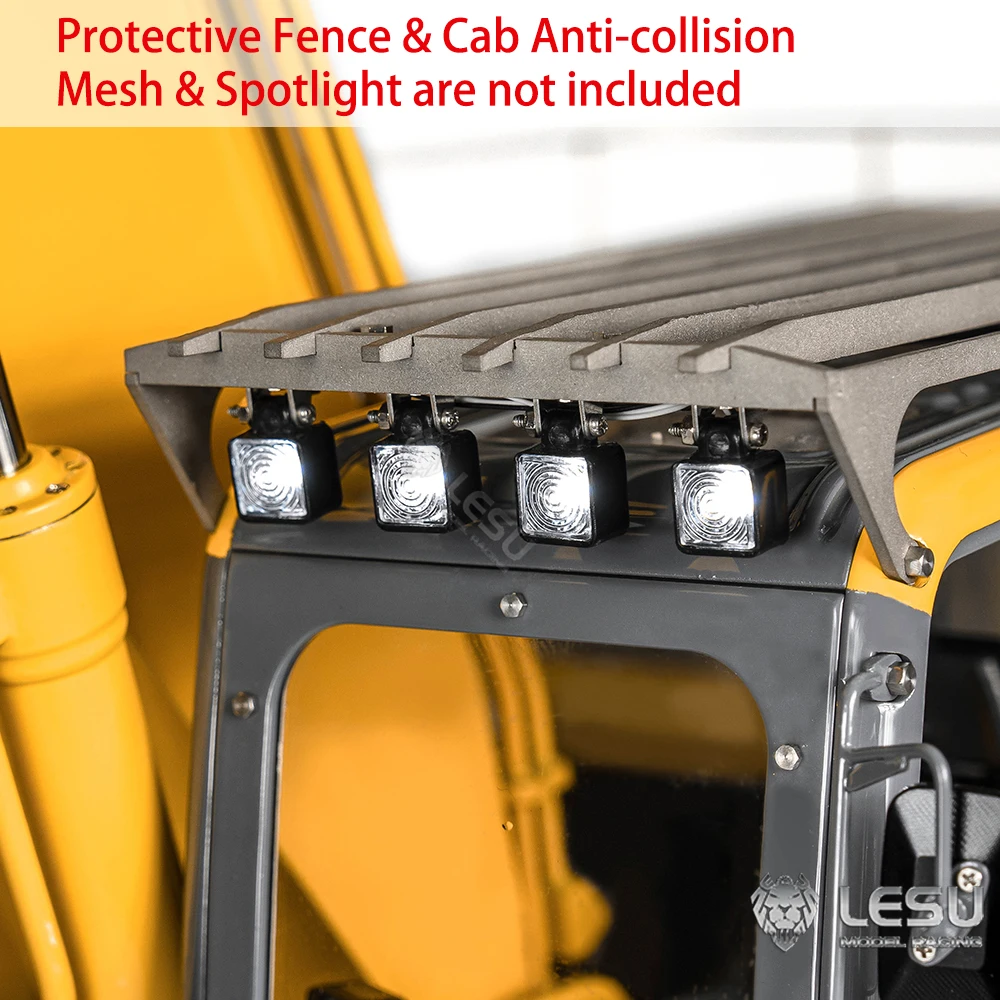 LESU PC360 1/14 pelle hydraulique RC RTR pistes noires pelle électrique en métal AC360 peint assemblé jouets modèle léger TH22765