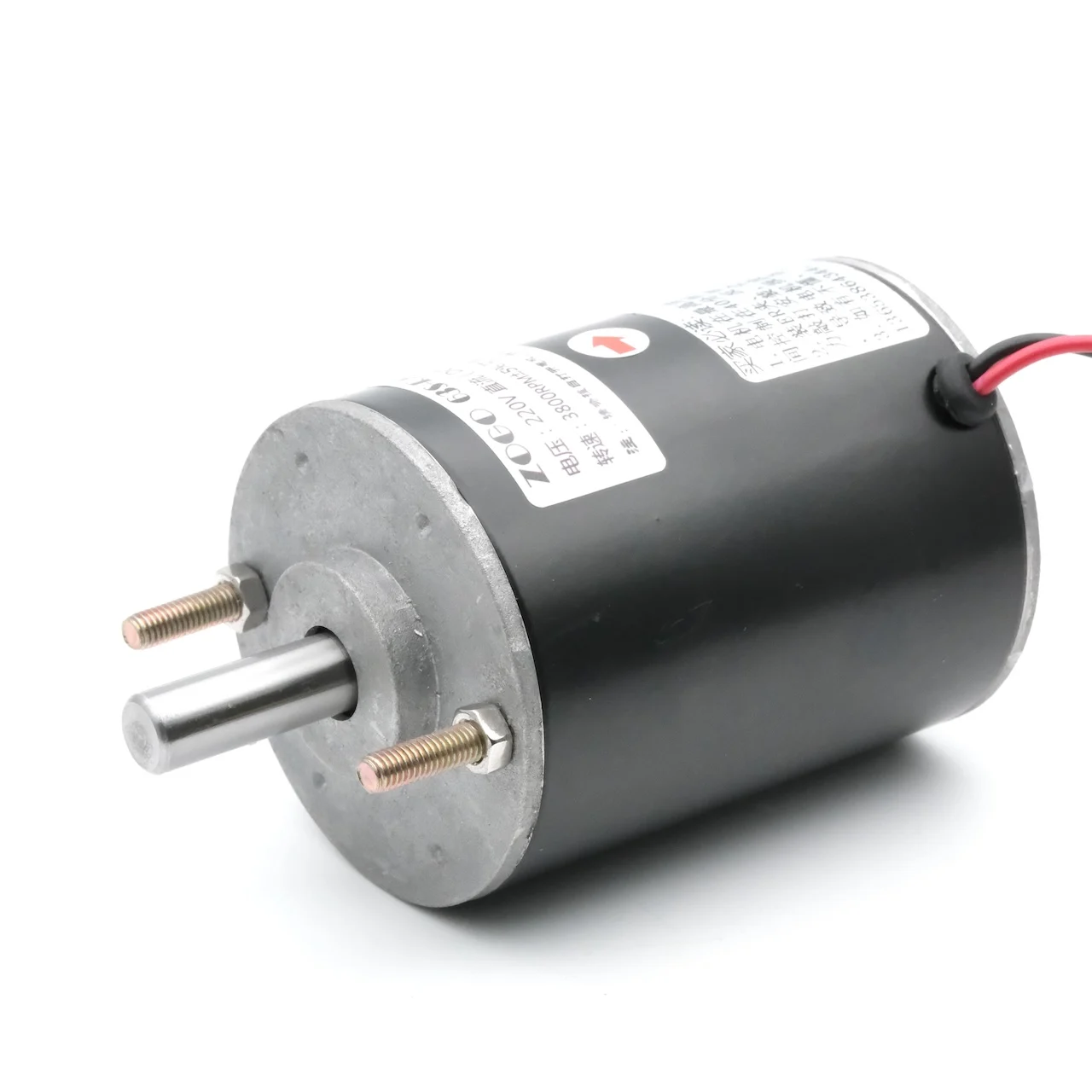 63MM 220V 120W 3800RPM CW/CCW Carbon brush double ball bearing DC Spindle motor