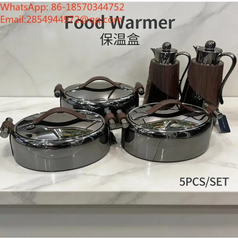 Thermal Lunch Box with Thermos 5PCS Set Insulated Food Storage Tableware Kit