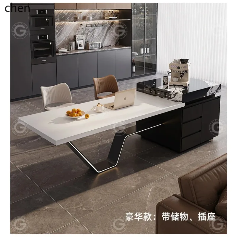 

X-12 dining table integrated household high-end minimalist island large apartment