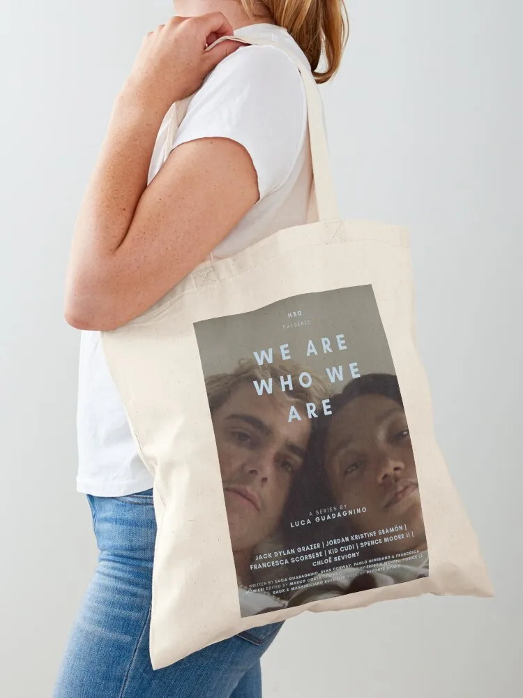 

WE ARE WHO WE ARE TV SHOW POSTER Tote Bag Candy bags free delivery bags custom canvas bag large tote bag