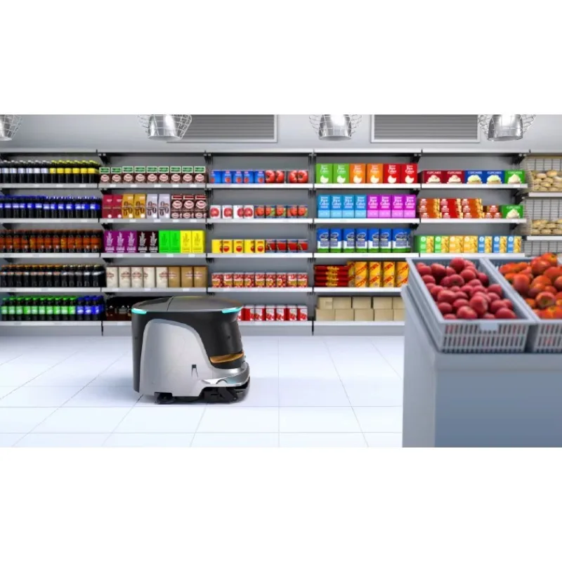 หุ่นยนต์ทำความสะอาดเชิงพาณิชย์ระบบนำทางอัตโนมัติ ทำความสะอาดตัวเอง กวาด ขัด ดูดฝุ่น ถูพื้น ออลอินวัน พร้อมรีโมทคอนโทรลและแอปพลิเคชัน