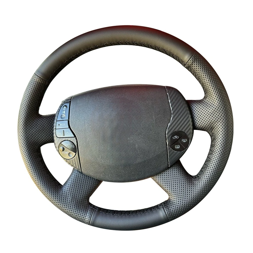 Original Steering Wheel Braid Anti-Slip Artificial Leather Car Steering Wheel Cover For Toyota Prius 20 XW20 Raum 2 2003-2011