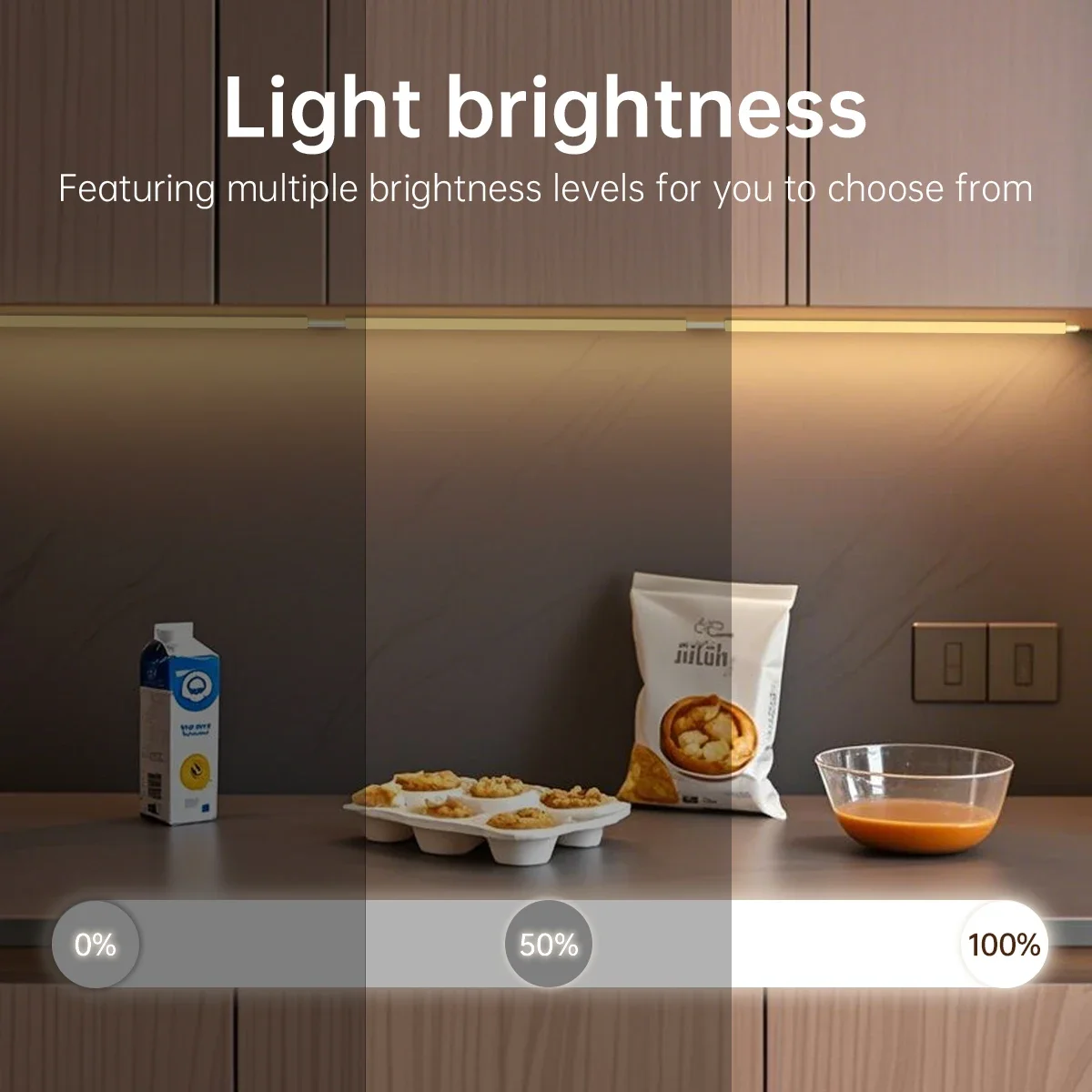 2700K-6500K Dimmable CCT barre de LED lampe éclairage intégré 1-10 pièces ensemble avec télécommande pour cuisine plafond mur Garage Dec