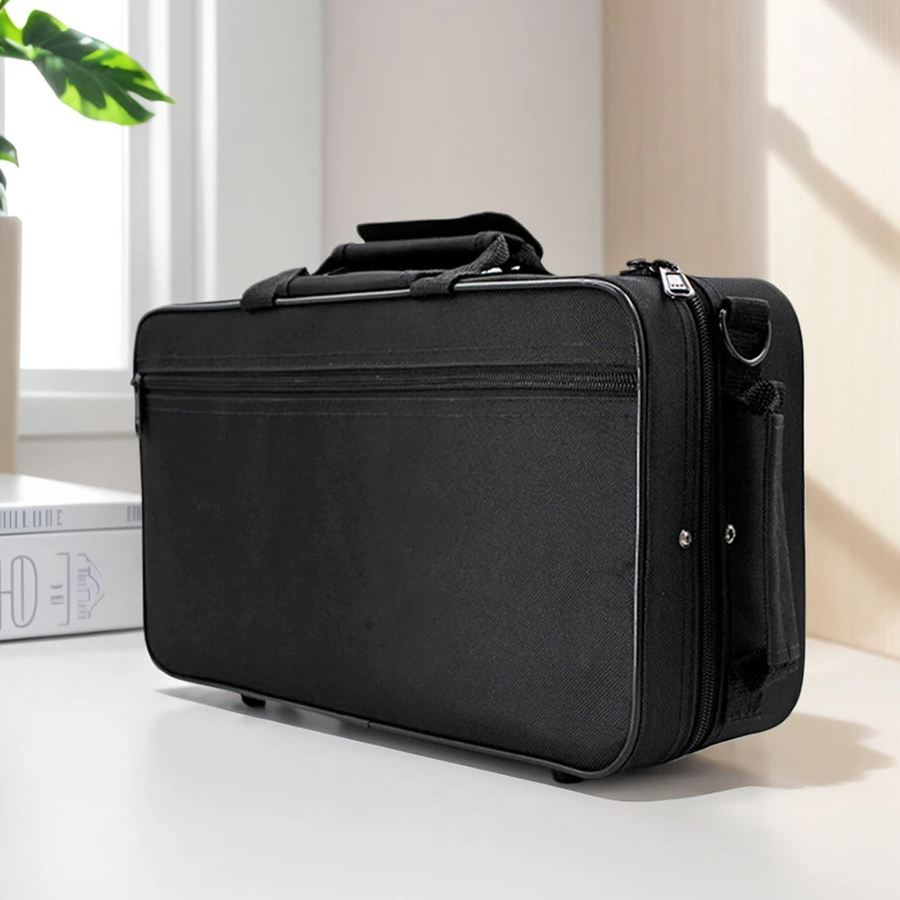 حقيبة الكلارينيت حقيبة تخزين قماش أكسفورد مع حزام الكتف صندوق الكلارينيت ملحقات حماية الكلارينيت #4