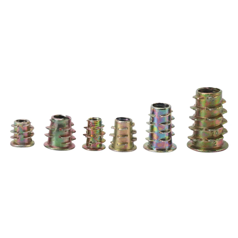 ABBN-6X Threaded Inserts Nuts, Wood Insert Assortment Tool Kit, /M5/M6/M8 Furniture Screw Inserts Bolt Fastener(990 PCS)