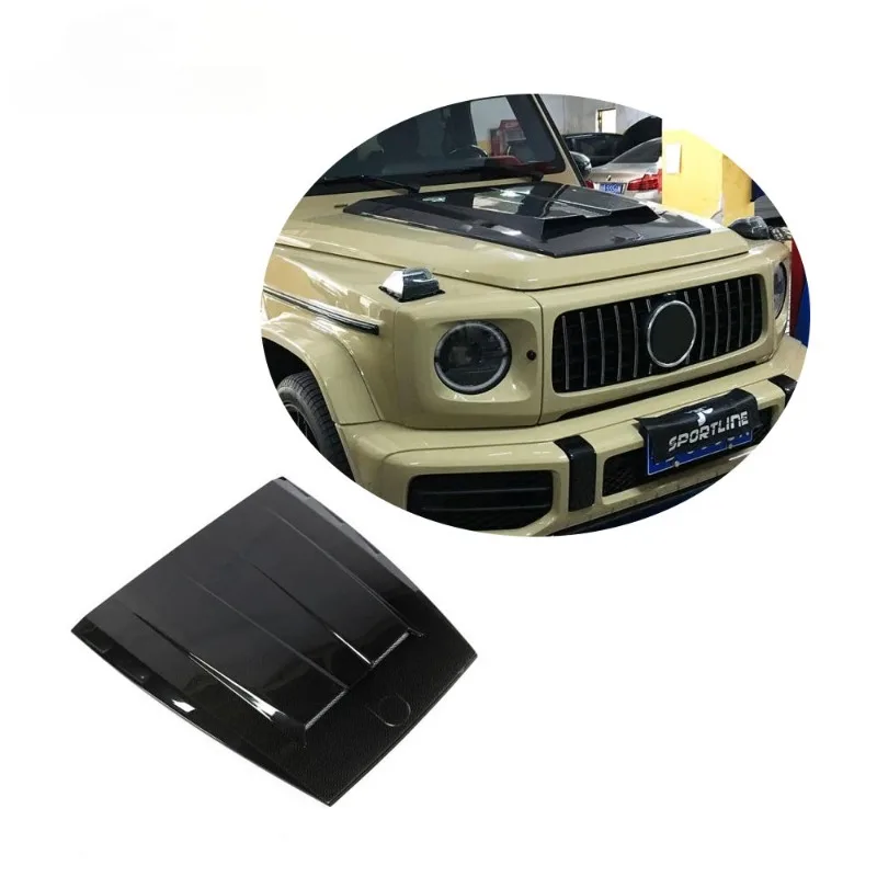 Carbon Fiber G63 Engine Hoods Vents for Mercedes Benz W463 G-Class G500 G550 AMG 2019