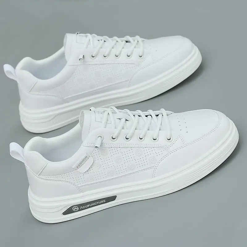 

Men's Slip-On Casual Shoes Breathable Soft Bottom Sporty Trendy High-End Youth Fashion Single Shoes All-Season Rubber Sole