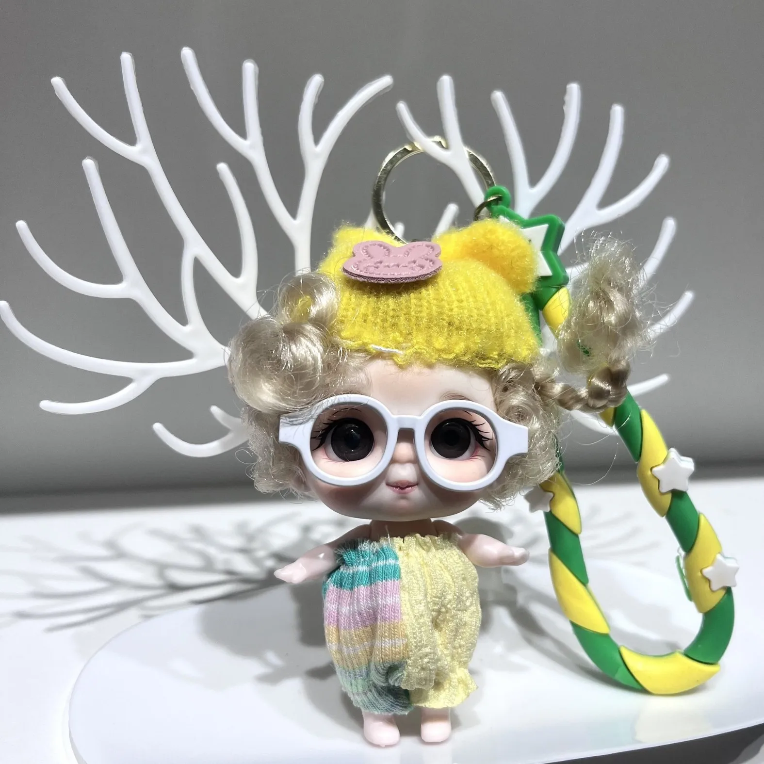 Nouveau 12 cm BJD poupée porte-clés pendentif Mini articulations mobile princesse poupée habiller jouets exquis fille jouet sac charme jouets pour enfants