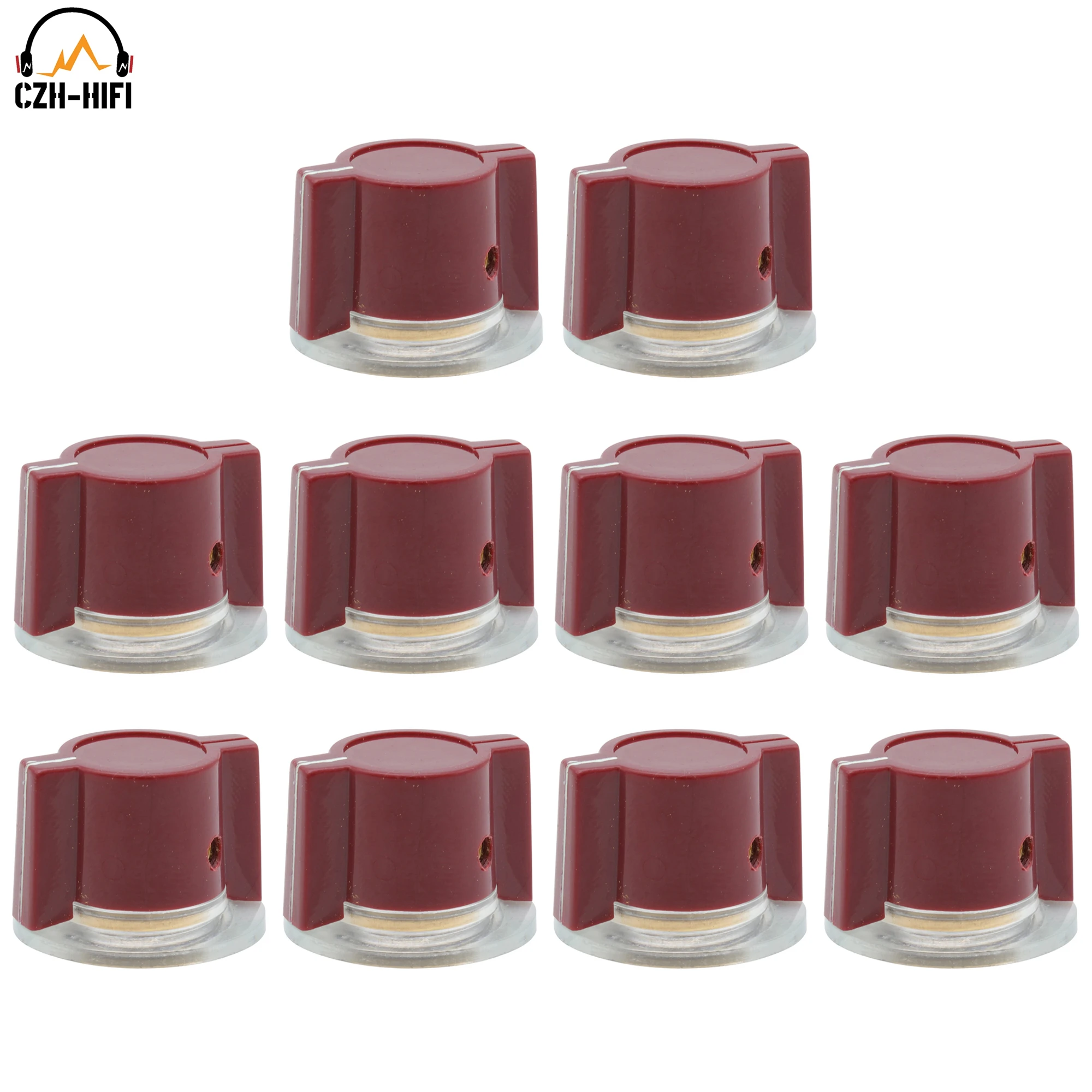 10 قطعة 26*18 مللي متر الباكليت البلاستيك خمر Marconi Neve مجموعة مؤشر مقبض غطاء زر للجيتار أمبير خزانة تأثير دواسة صندوق ستومب