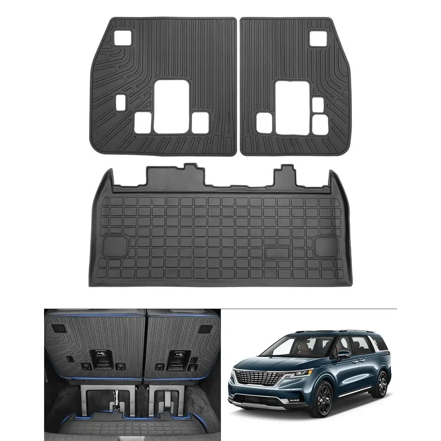 

Cargo Mat for Kia Carnival 20222025 2026 Trunk Mat for Carnival Accessories Cargo Liner TPE All Weather Back Seat Cover Protecto