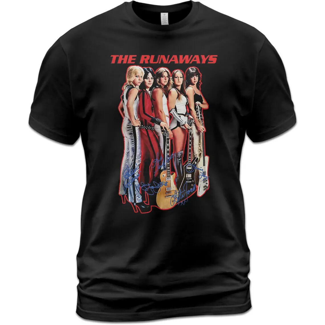 Rock Music Live in Japan T Shirt The Runaways Joan Jett Classic