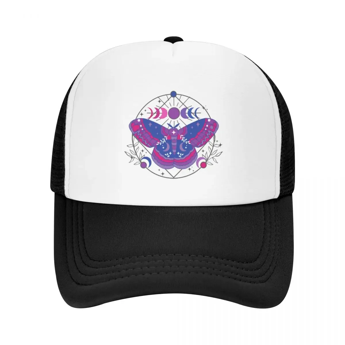 Bisexual Magic Moon Moth Baseball Cap Cosplay Sun Hat For Children Women's Men's