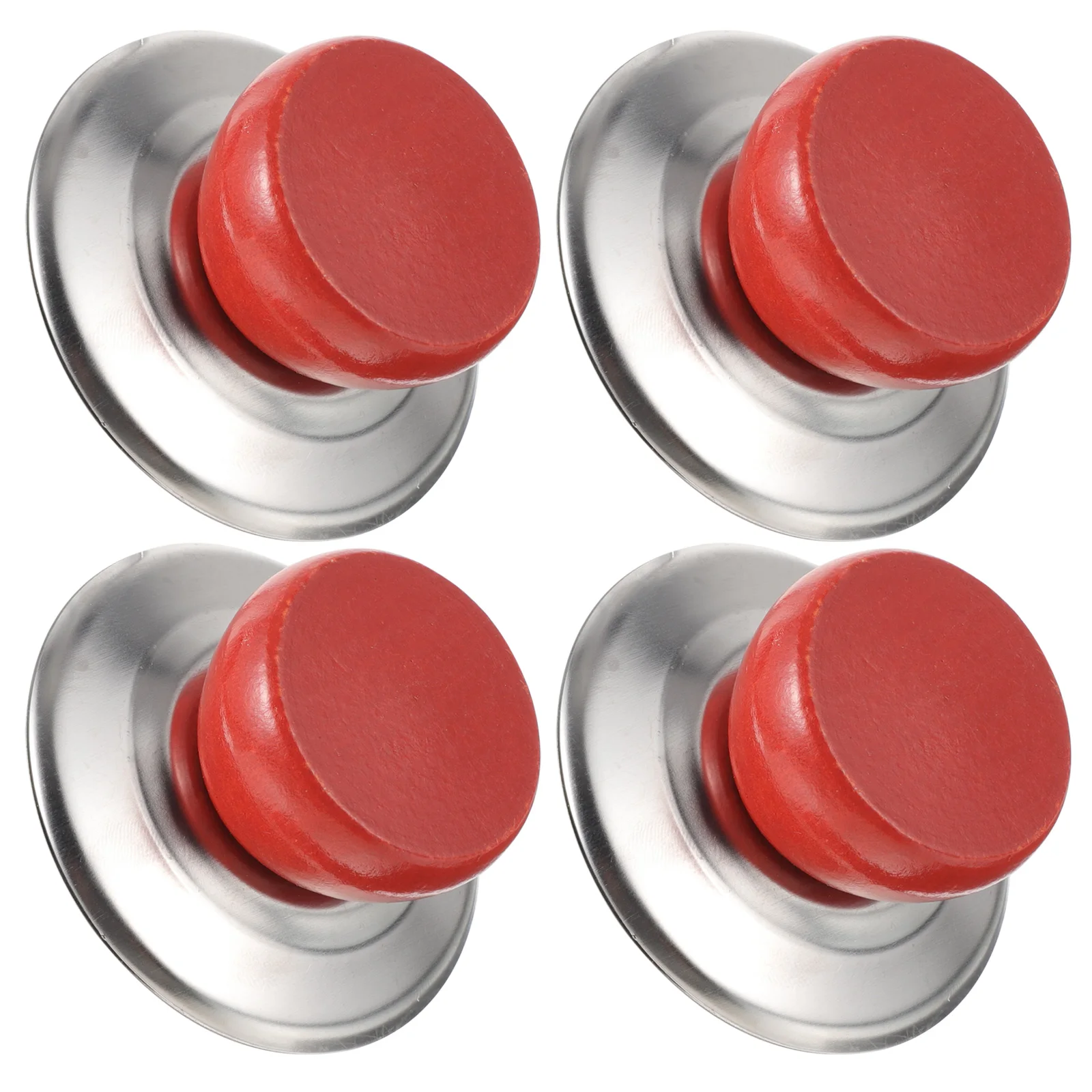 

Silver Kettle Lid Accessories Whistle Handle Button Knob Abs Stainless Steel Heat Resisting Wear-Resistant Universal Compact