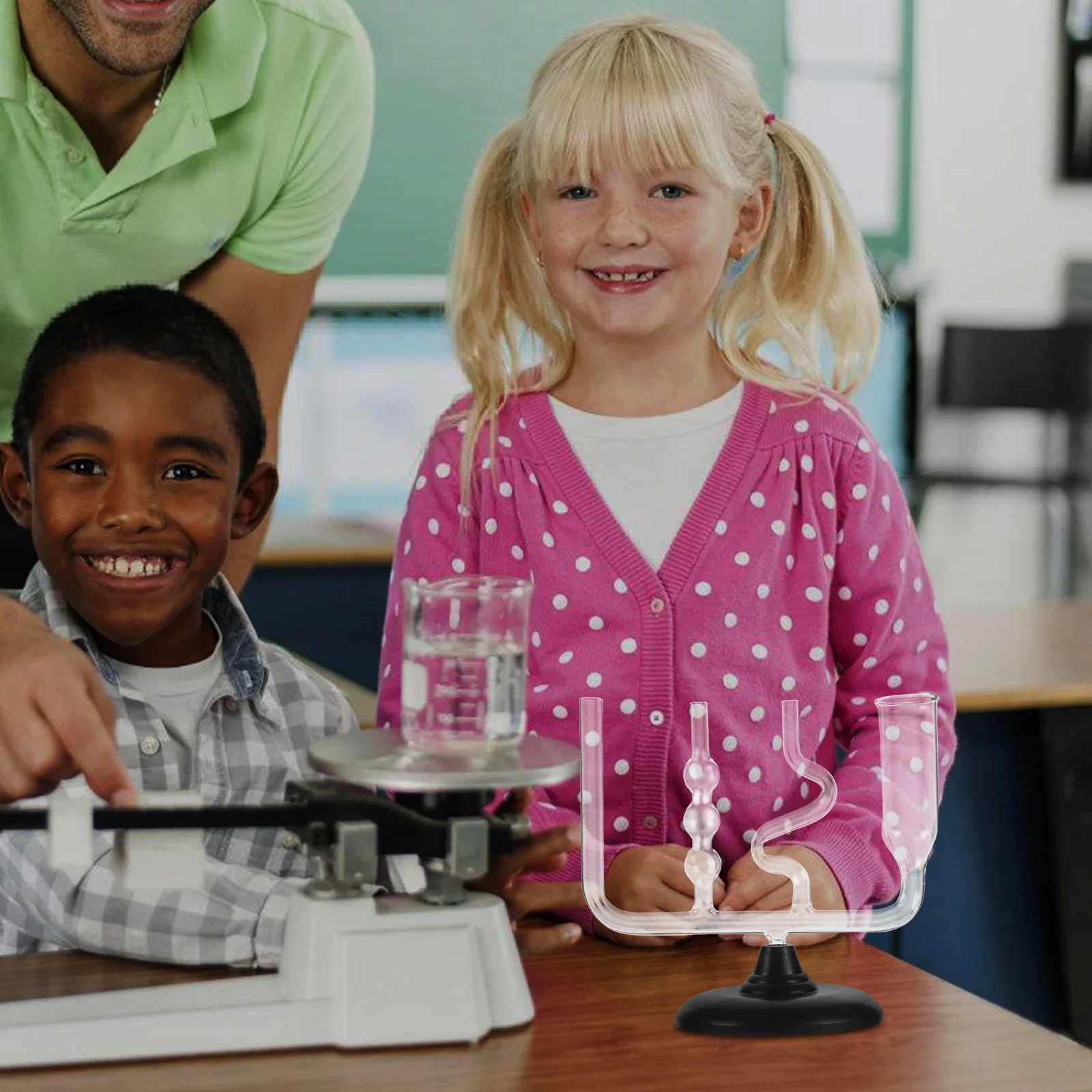 Auxiliares de ensino, equipamento experimental de pressão, instrumento infantil, ferramentas de física plástica