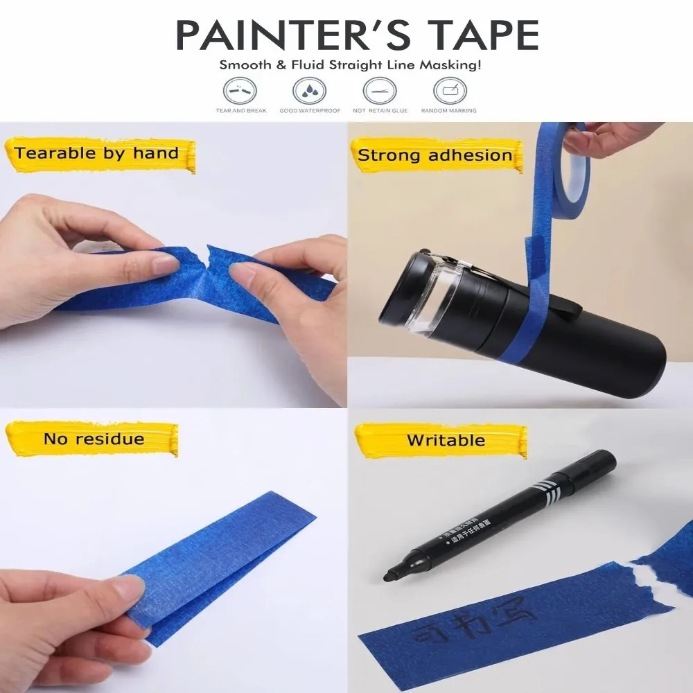 

Wall Floor Painting Easy Seam Tape Machine Packaging Sealing Beautify Cracks Tape Dispenser Tiles Repair Tape Cutting Tool
