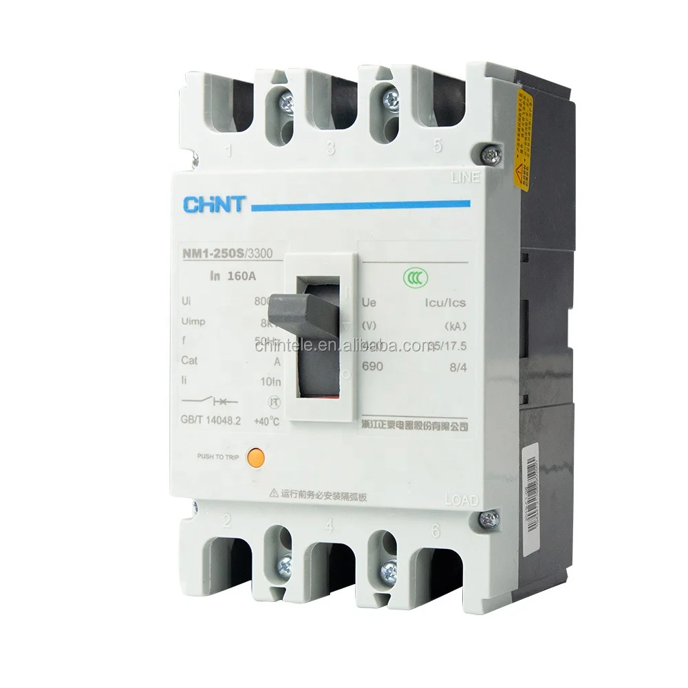 

Manufacturer professional wholesale top quality CHINT electrical smart mccb moulded case circuit breaker disyuntor caja moldeada