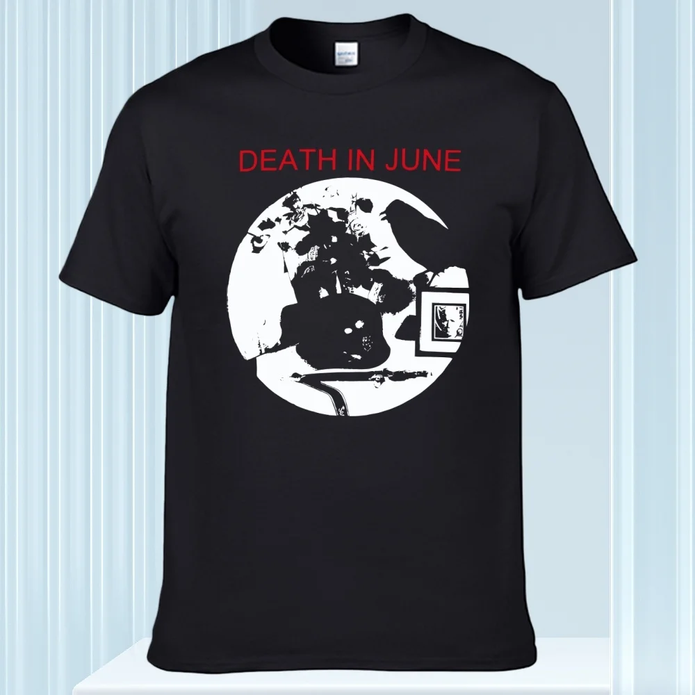 2026 Band New Death in June Men T-shirt, Men's Cotton T-shirt ,  2026 New Band New Death in June, Women's Cotton Tshirt